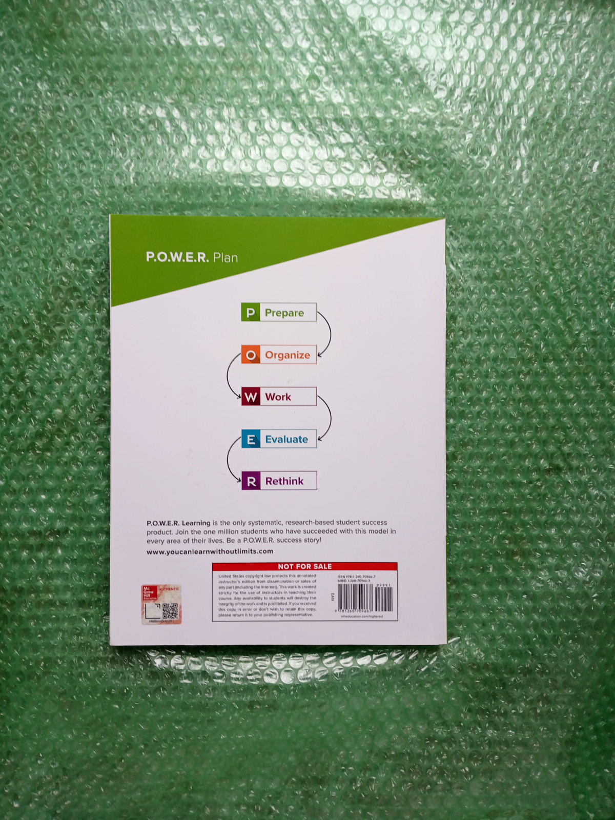 P. O. W. E. R. Learning: Strategies for Success in College and Life by Robert S.