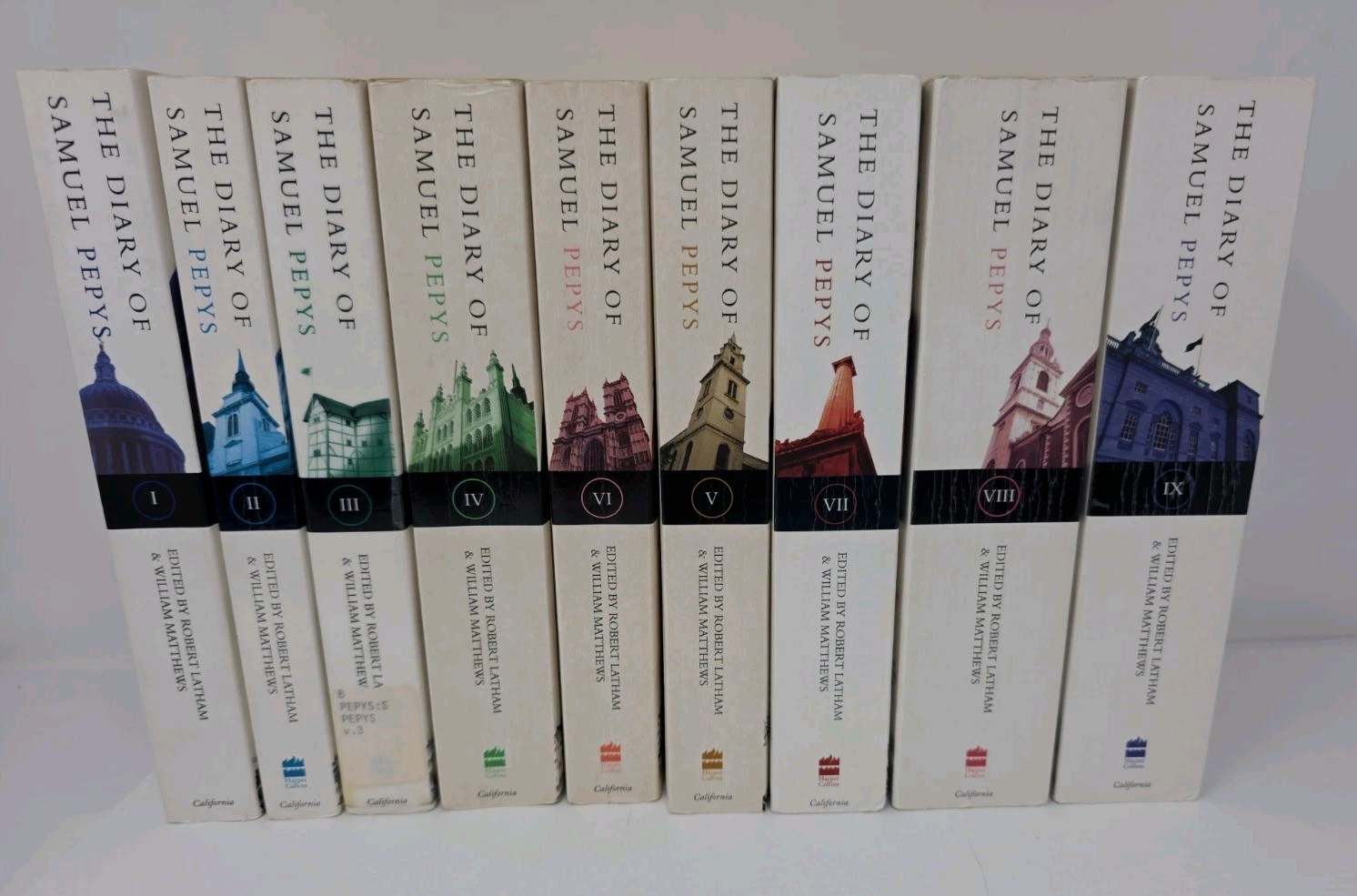 The Diary of Samuel Pepys Latham RARE 9 Volume’s Out Of 11 Lot Book Set