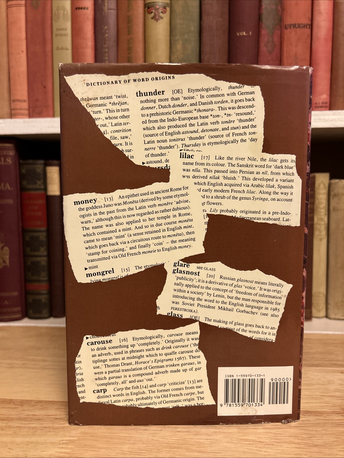 Arcade Dictionary of Word Origins by John Ayto. Arcade Publishing 1990 HCDJ