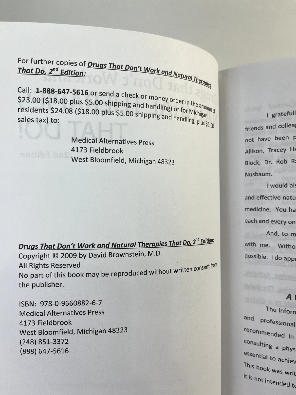 DRUGS THAT DON’T WORK AND NATURAL THERAPIES THAT DO By David Brownstein