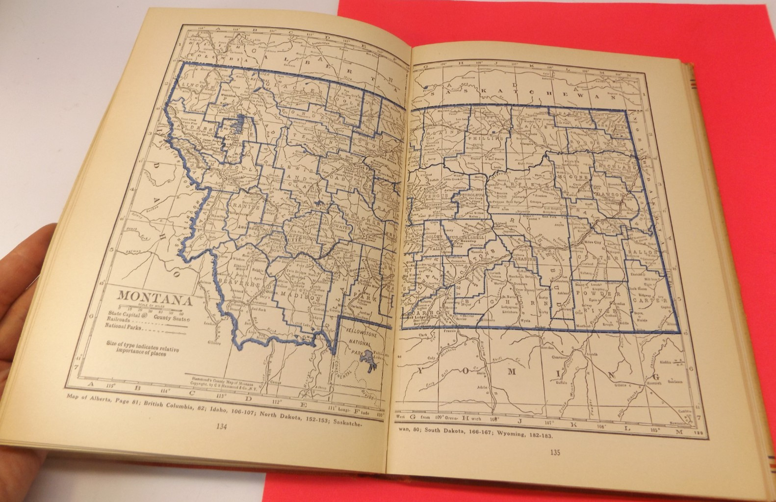 The Literary Digest 1929 Atlas of the World and Gazetteer Funk & Wagnalls