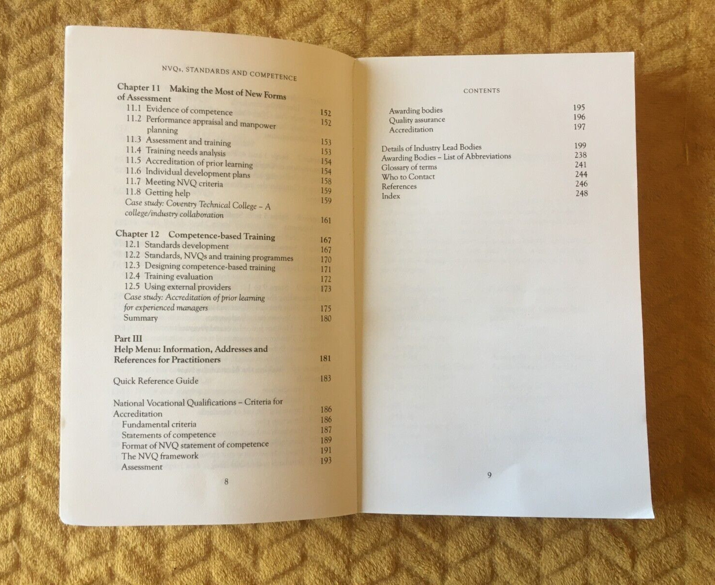 NVQ’s STANDARDS AND COMPETENCE SHIRLEY FLETCHER – KOGAN PAGE 1991