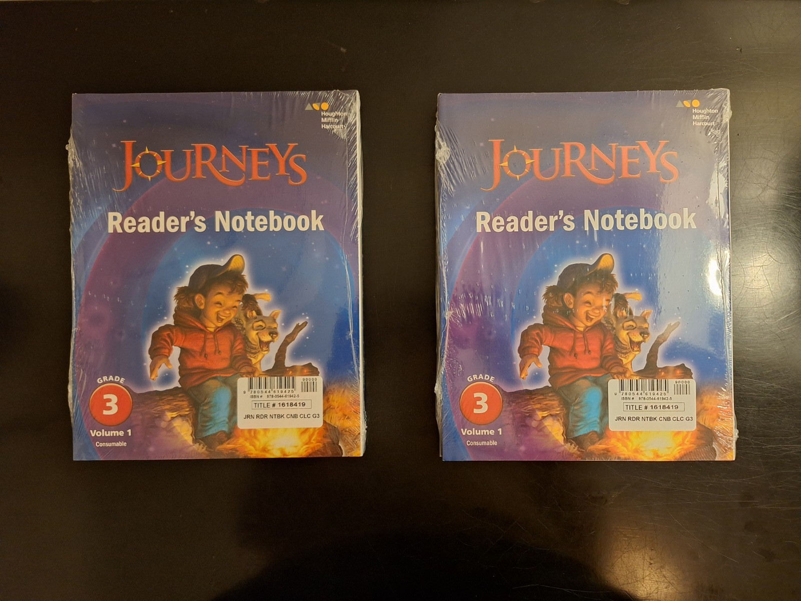 (2 sets) Journeys Reader’s Notebook Grade 3 Volume 1 & Volume 2 FACTORY SEALED