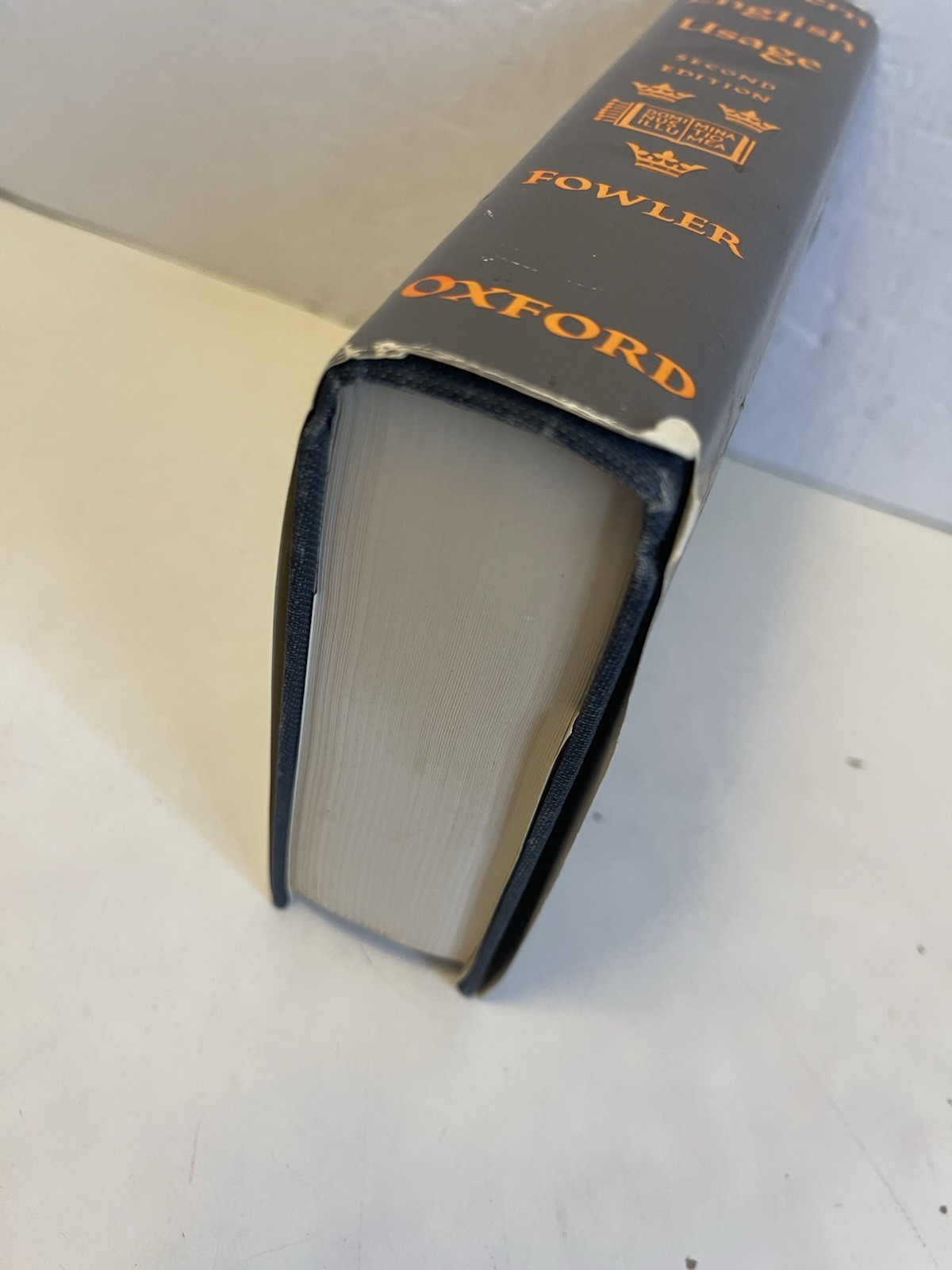 Dictionary of Modern English Usage by H. W. Fowler (1987, Hardcover Dust Jacket)