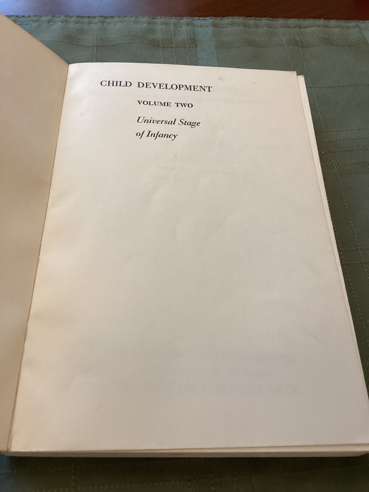 CHILD DEVELOPMENT I and II By Sidney W. Bijou Donald M. Baer Vintage HTF 2 Books