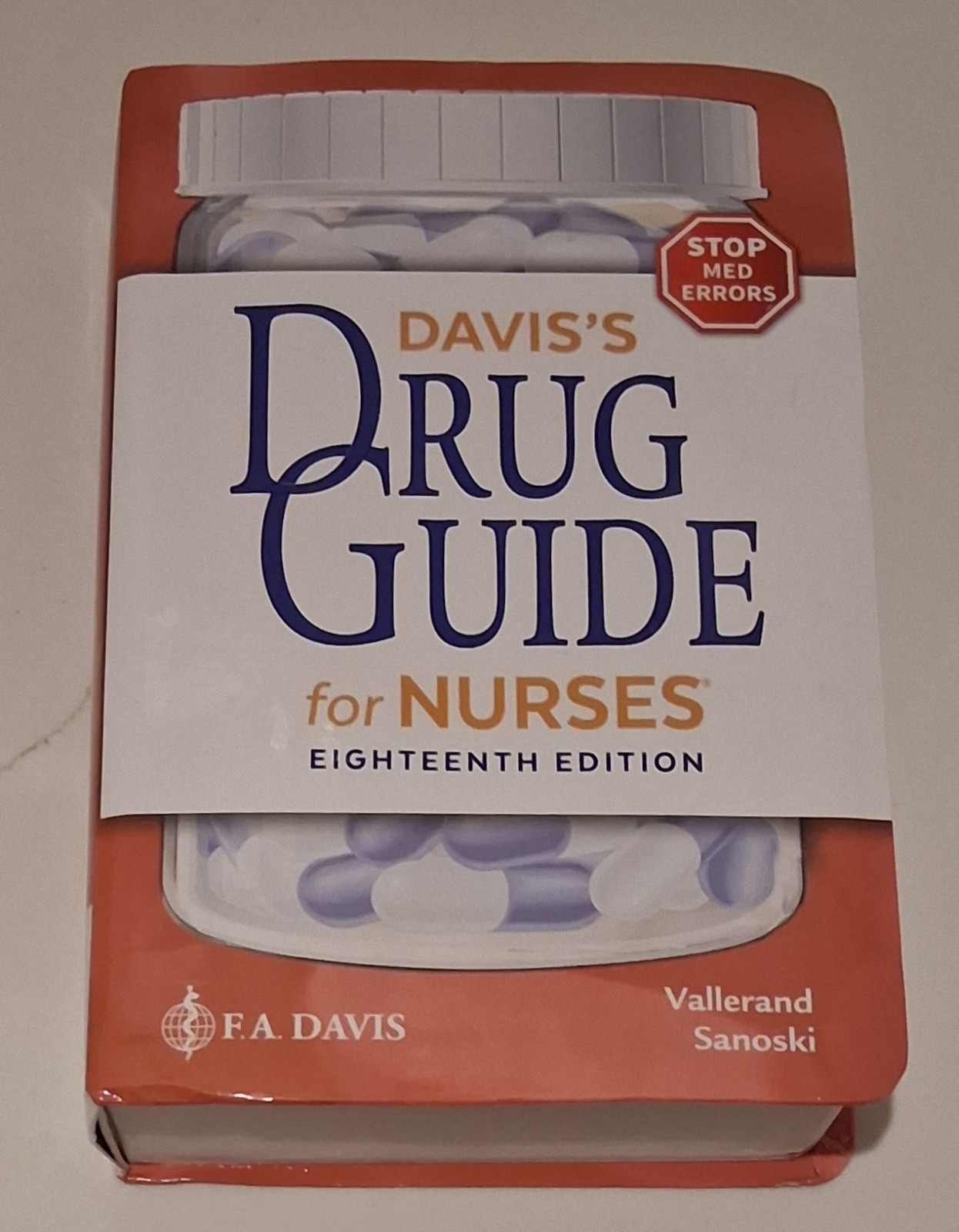 Davis’s Drug Guide for Nurses, 18th Edition Like New – Unused Access Code