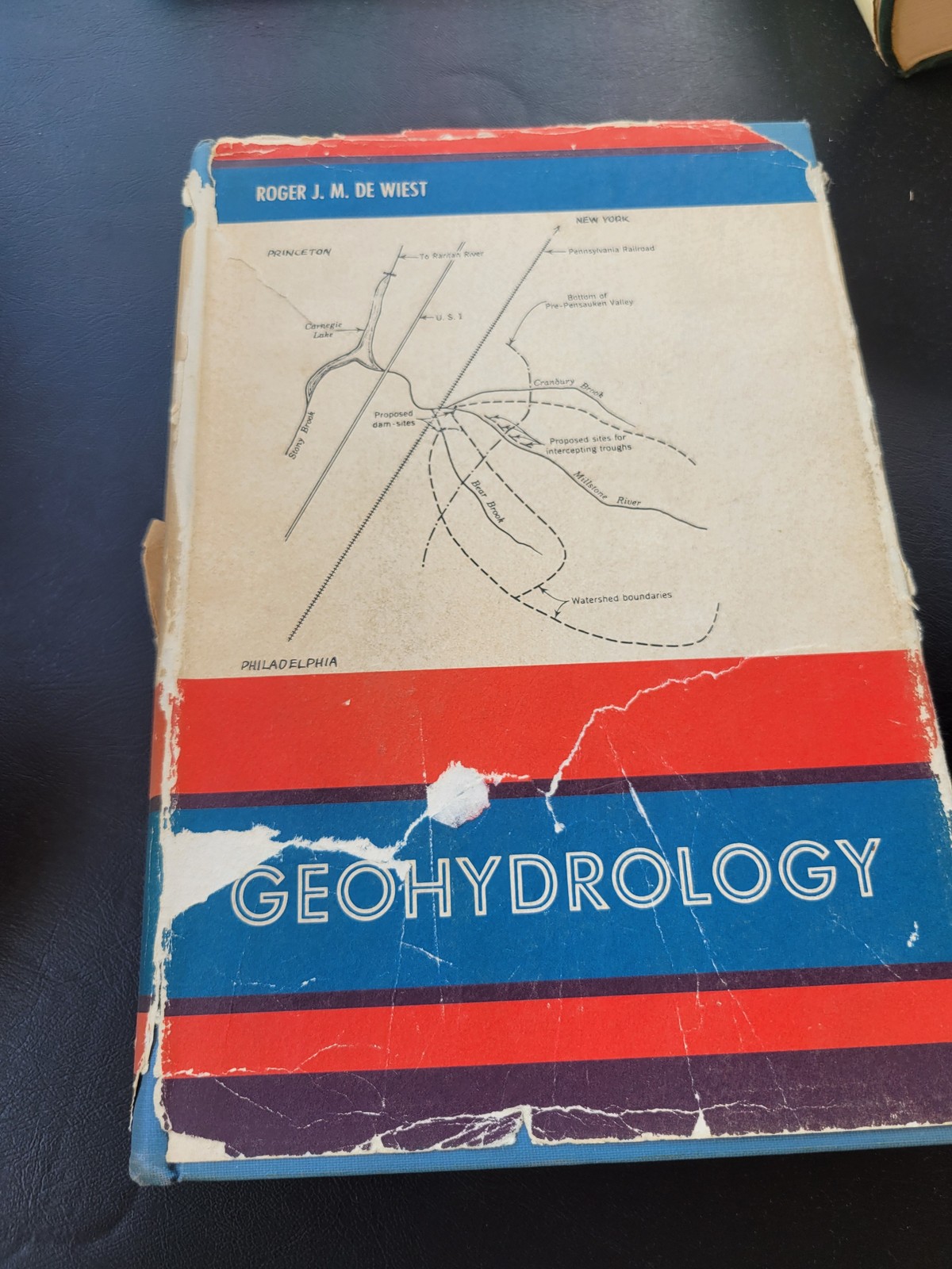 GEOHYDROLOGY by Roger J. M. De Wiest 1965 John Wiley & Sons Hardcover Textbook