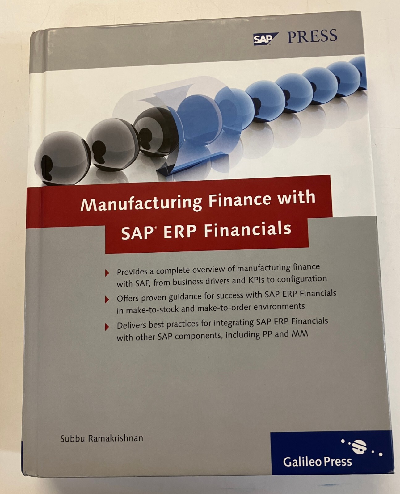 Manufacturing Finance with SAP ERP Financials by Ramakrishnan, Subbu Hardcover