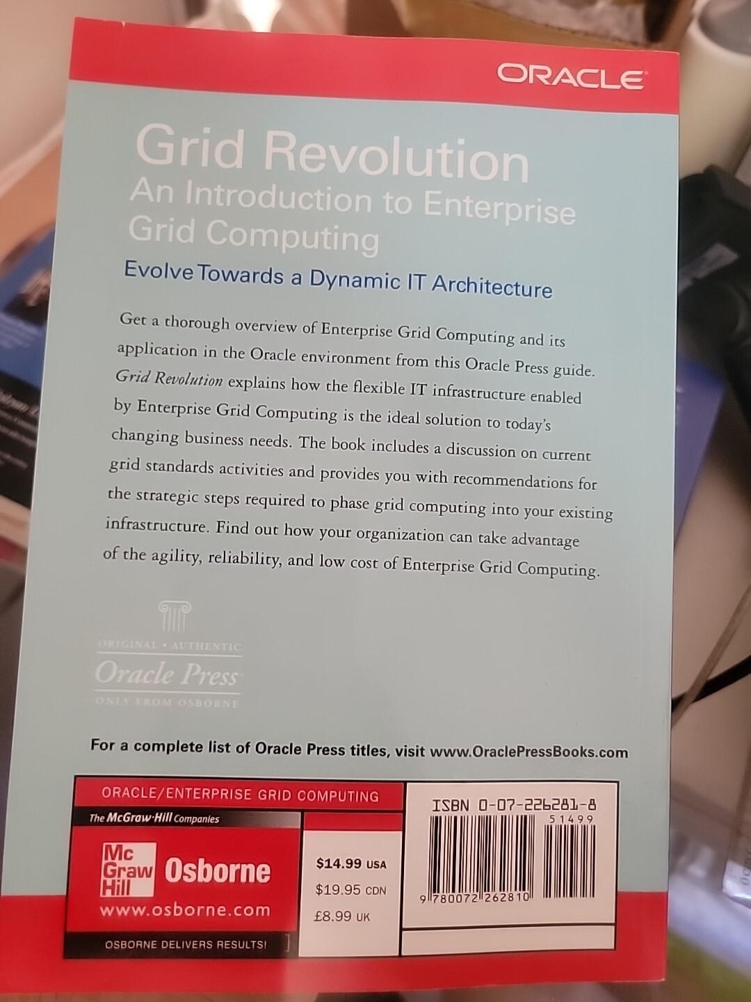 Osborne Oracle Press Ser.: Grid Revolution: an Introduction to Enterprise…