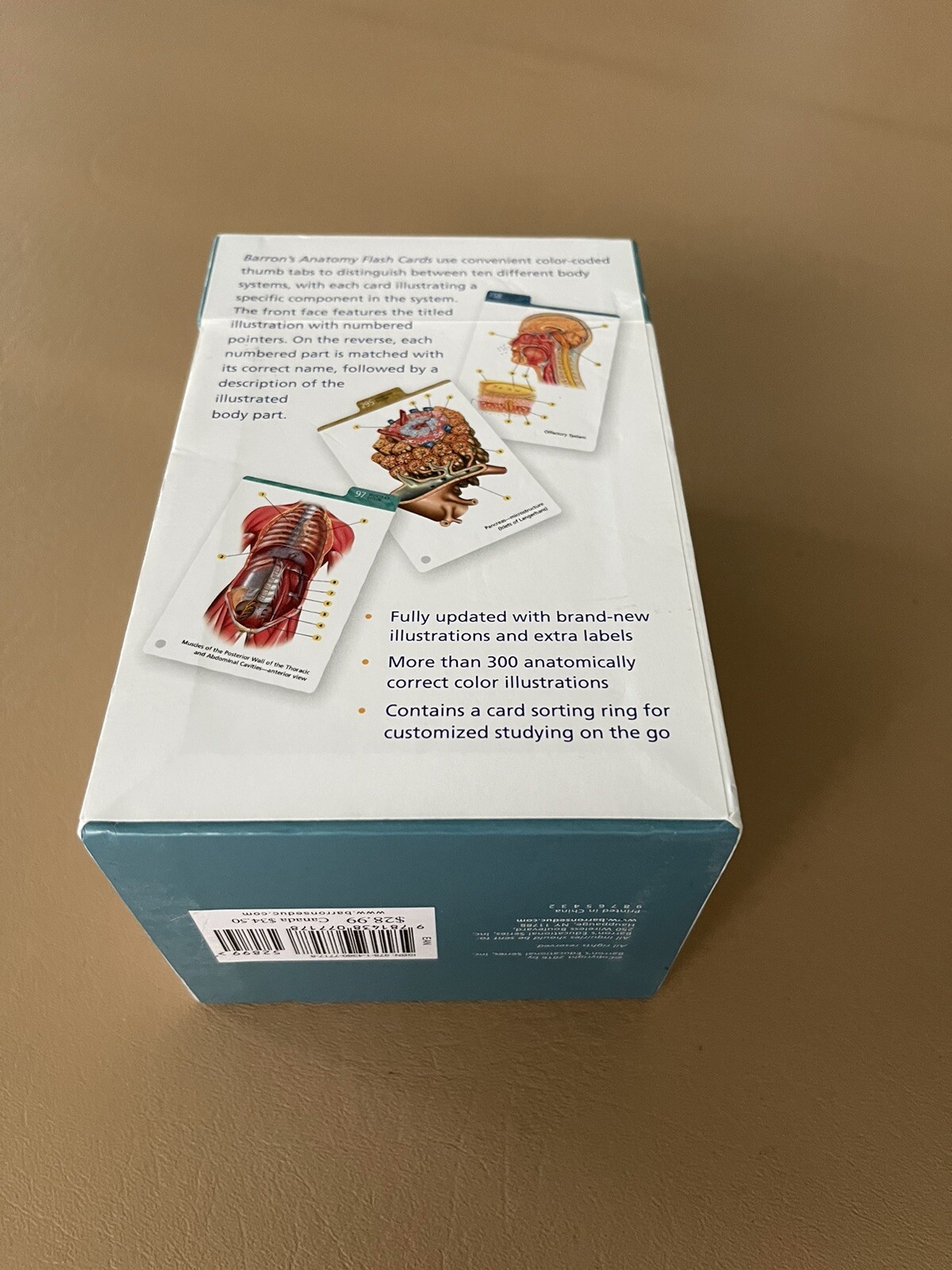 Barron’s Test Prep Ser.: Anatomy Flash Cards by Ken Ashwell (2016,…