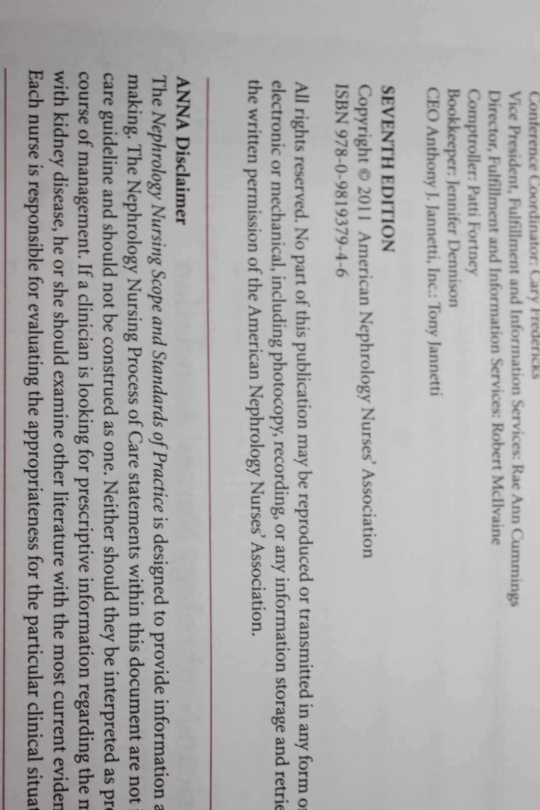 Nephrology Nursing Scope & Standards of Practice 7th Edition ANNA Textbook