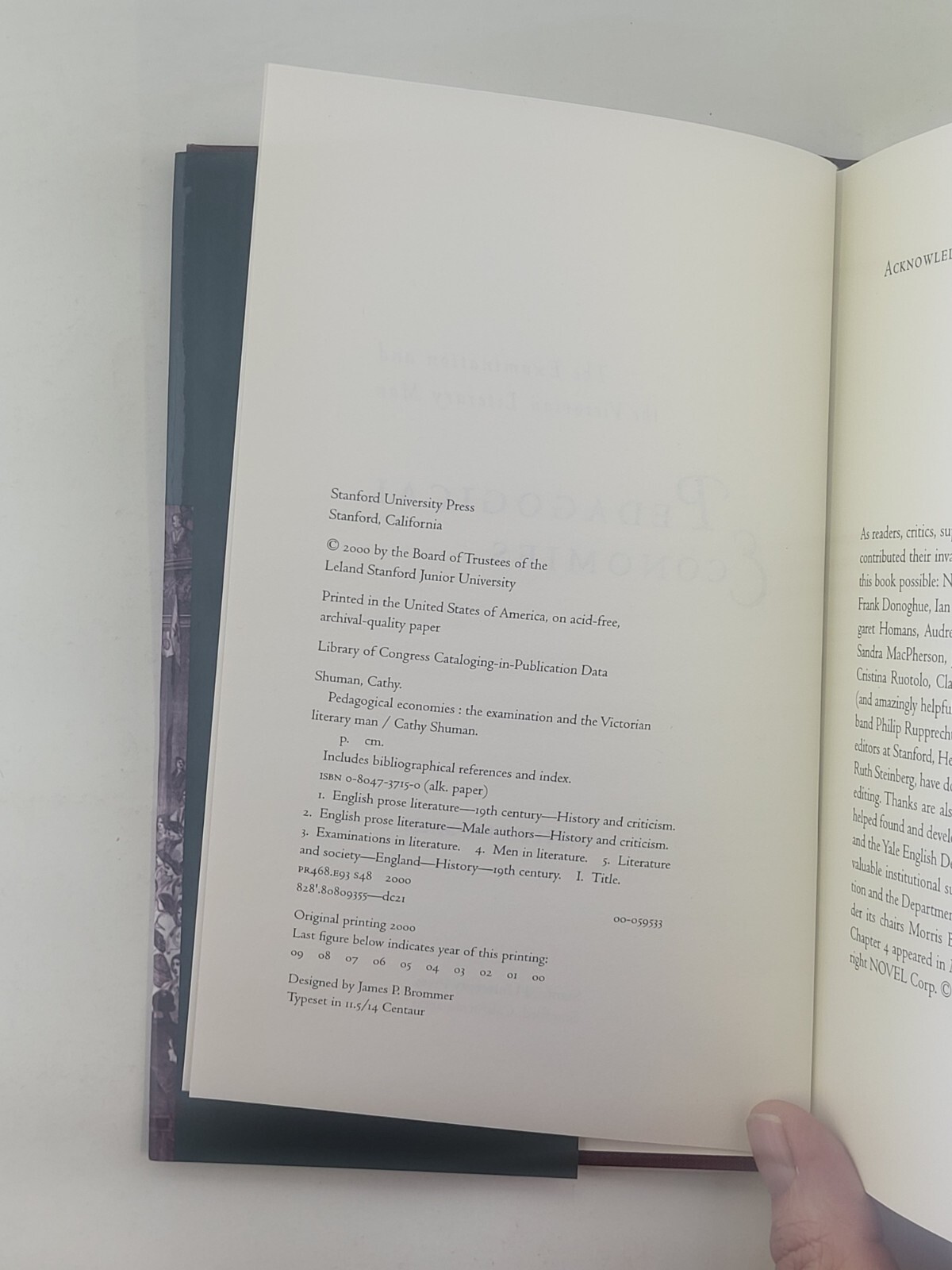 Cathy Shuman / Pedagogical Economies The Examination and the Victorian Literary