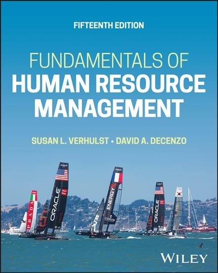 Fundamentals Of Human Resource Management by Verhulst, Susan L., Brand New, F…