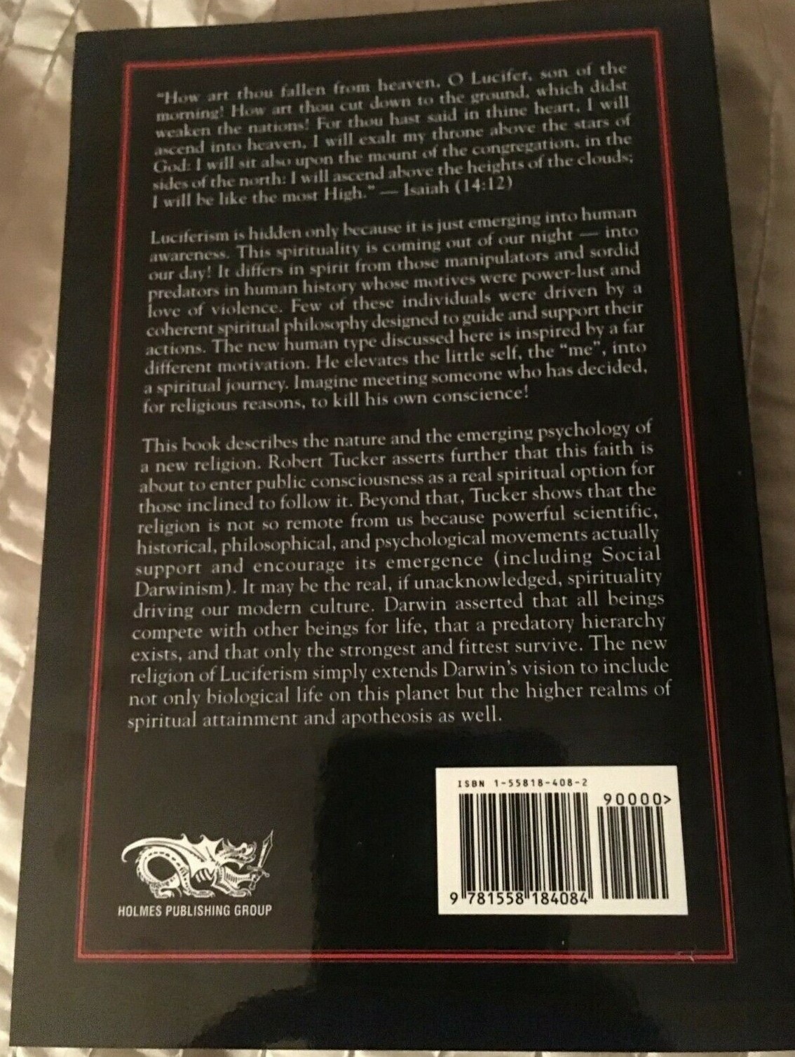 AN AGE FOR LUCIFER: PREDATORY SPIRITUALITY & QUEST FOR By Robert C. Tucker *NEW*