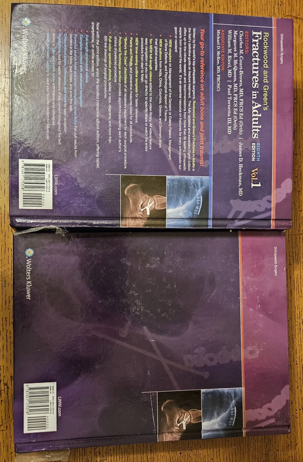 Rockwood and Green’s Fractures In Adults, Eighth Edition, Volumes 1 & 2