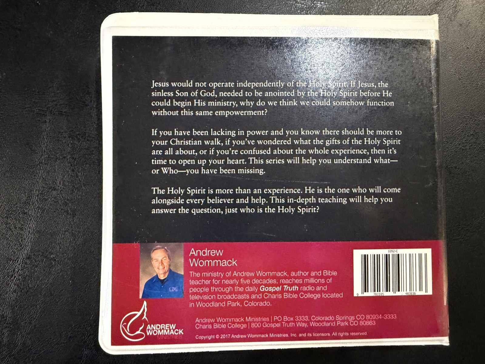Christian The Present-Day Ministry of the Holy Spirit Jesus Wommack CD Audiobook