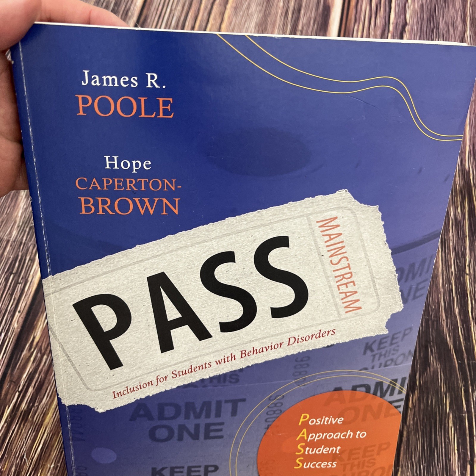 PASS Positive Approach to Student Success Behavior Disorders Book CD Poole
