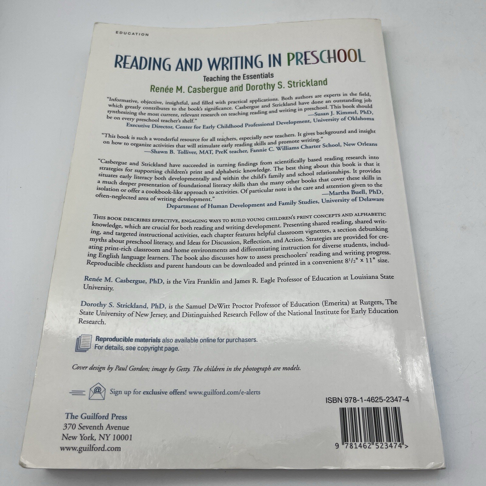 Reading and Writing in Preschool: Teaching the Essentials (Best Practices) *