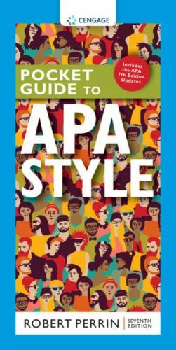 Pocket Guide to APA Style, Paperback by Perrin, Robert, Brand New, Free shipp…
