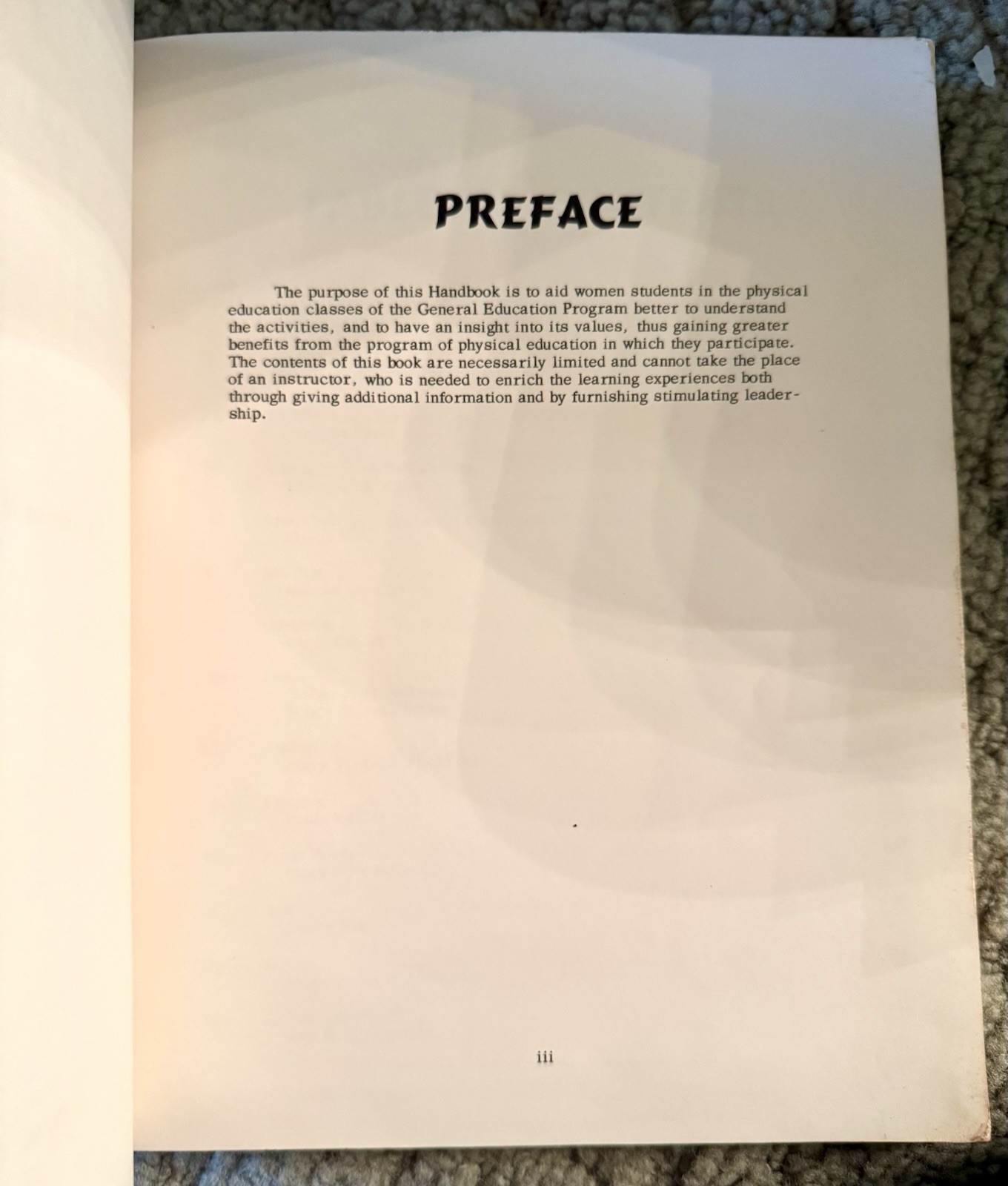 VTG 1955 Florida State University Physical Education Handbook for College Women