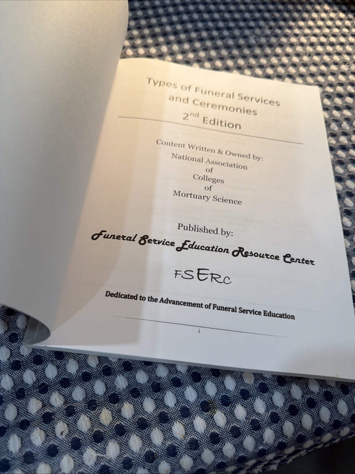 Types of Funeral Services & Ceremonies 2nd Edition by FSERC