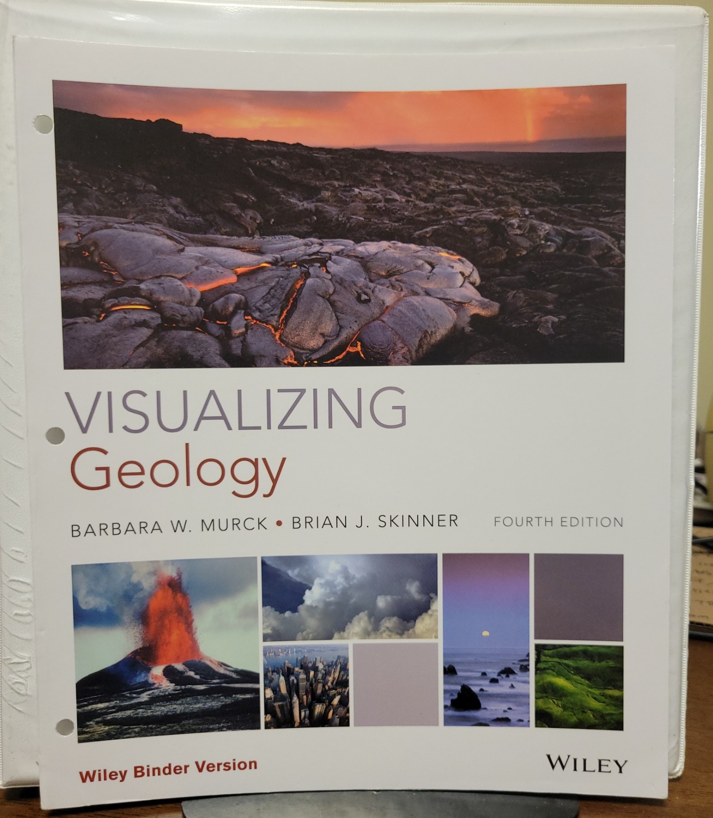 Barbara Murck VISUALIZING GEOLOGY 4th Edition 4E Loose Leaf Binder Wiley 2015