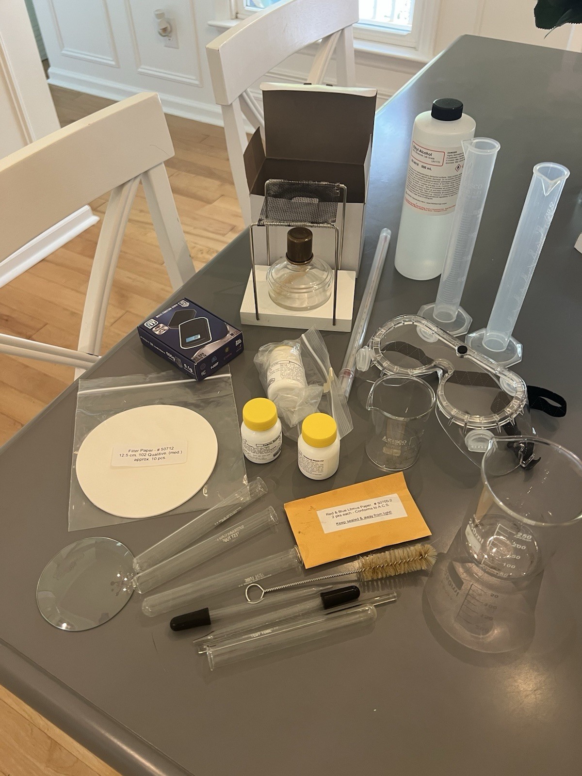 Discovering Design with Chemistry – Hard Cover Text PLUS Experiments Lab Kit!