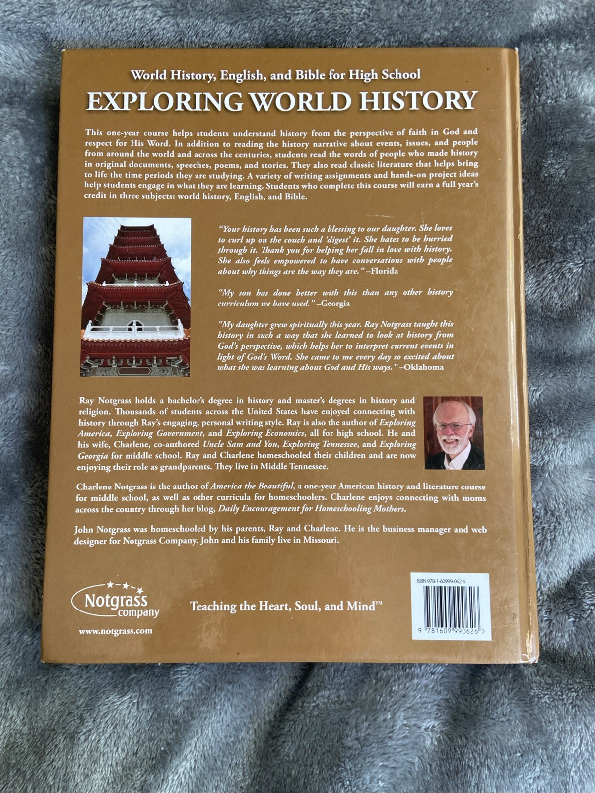 Exploring World History, Part 1 & 2, In Their Words, and more, Notgrass