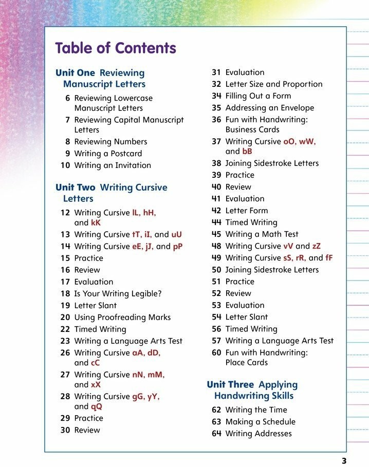 5th Grade 5 D’Nealian Handwriting Student Consumable Edition 2022