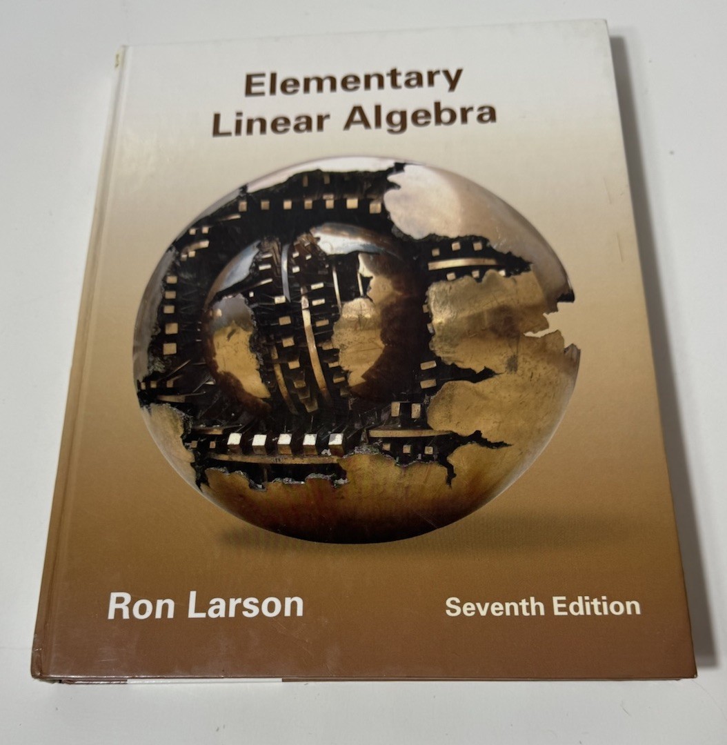 Elementary Linear Algebra Ron Larson 2013 Hardcover Cengage Learning