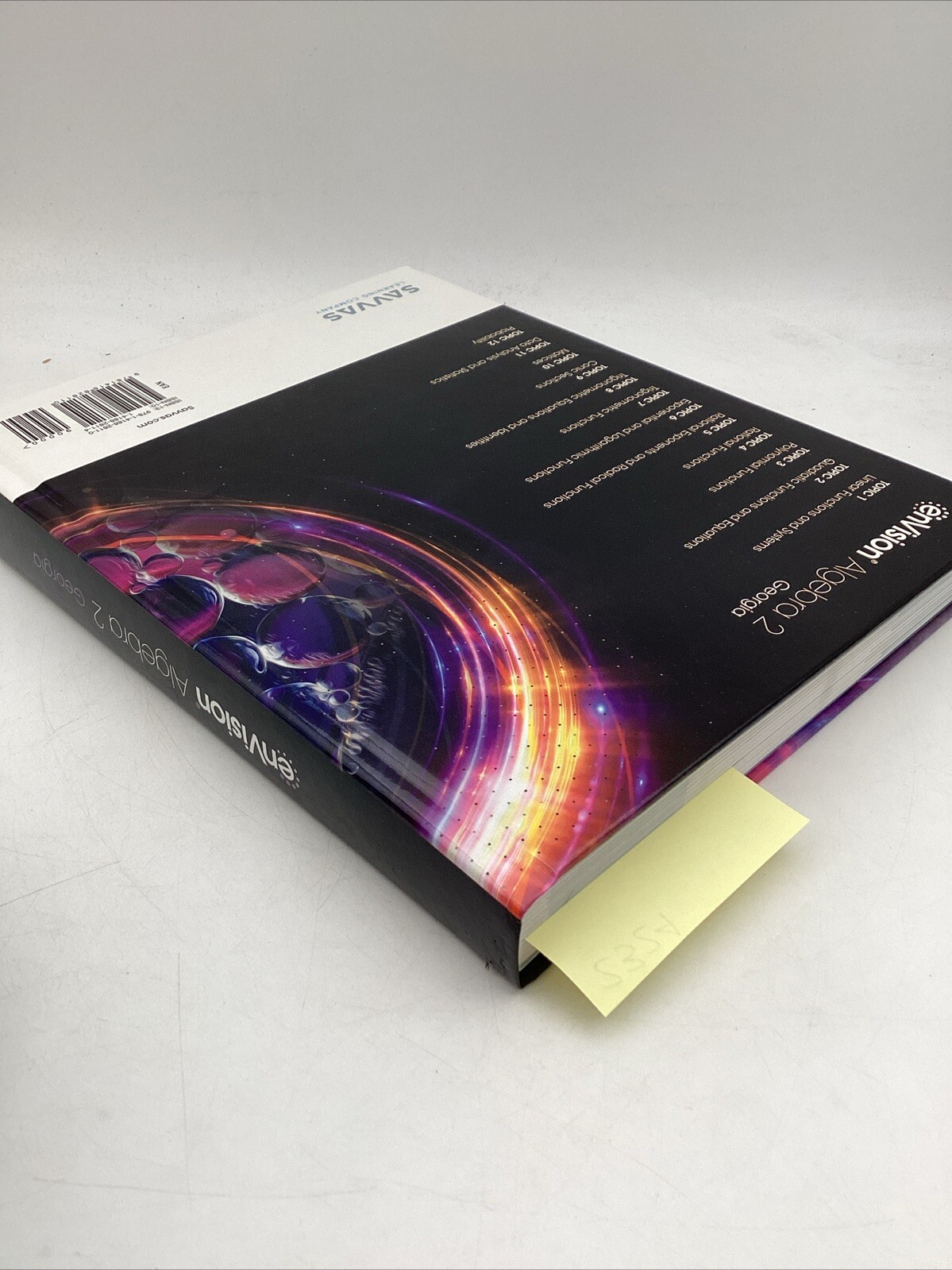 EnVision Algebra 2 Georgia Student Edition Savvas Learning Company Textbook