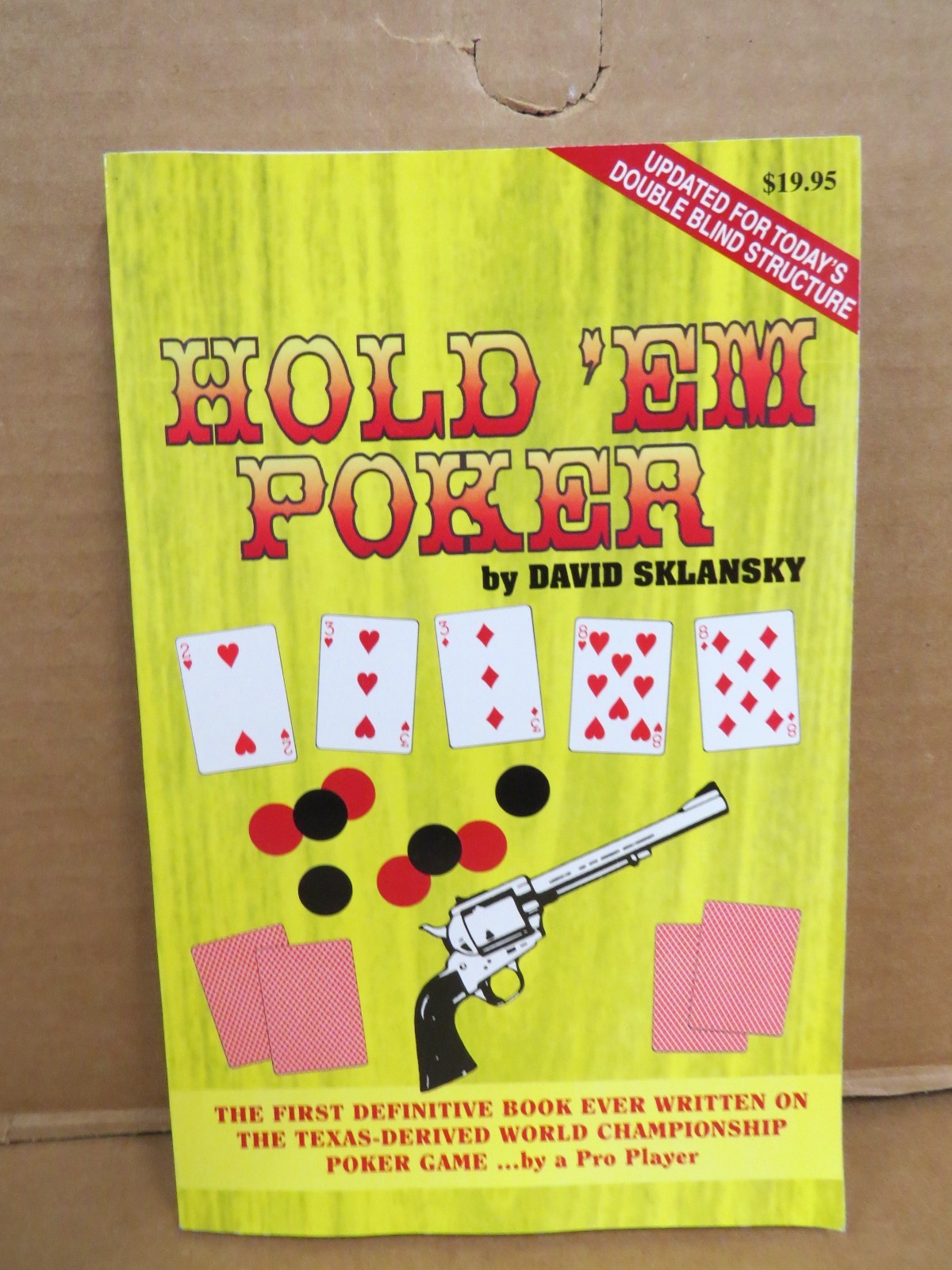 Hold’em Poker – Paperback By Sklansky, David – 2000 PB Gambling Game Skill