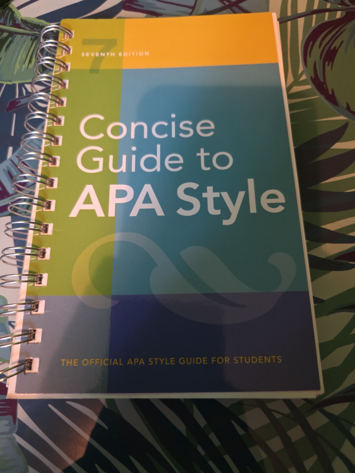 Concise Guide to APA Style 7th Edition for Students OFFICIAL Spiral