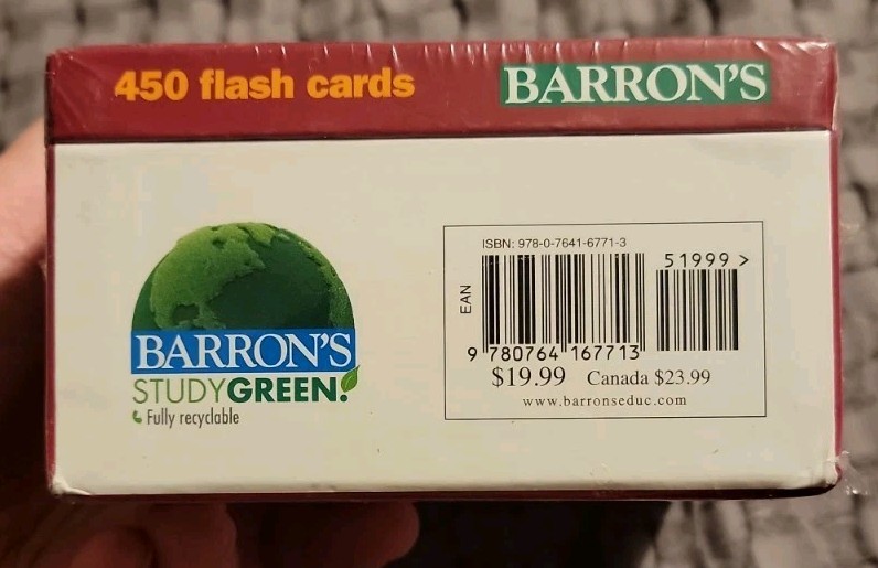 NEW Barron’s Test Prep Ser.: Real Estate Exam Flash Cards by Jack P. Friedman