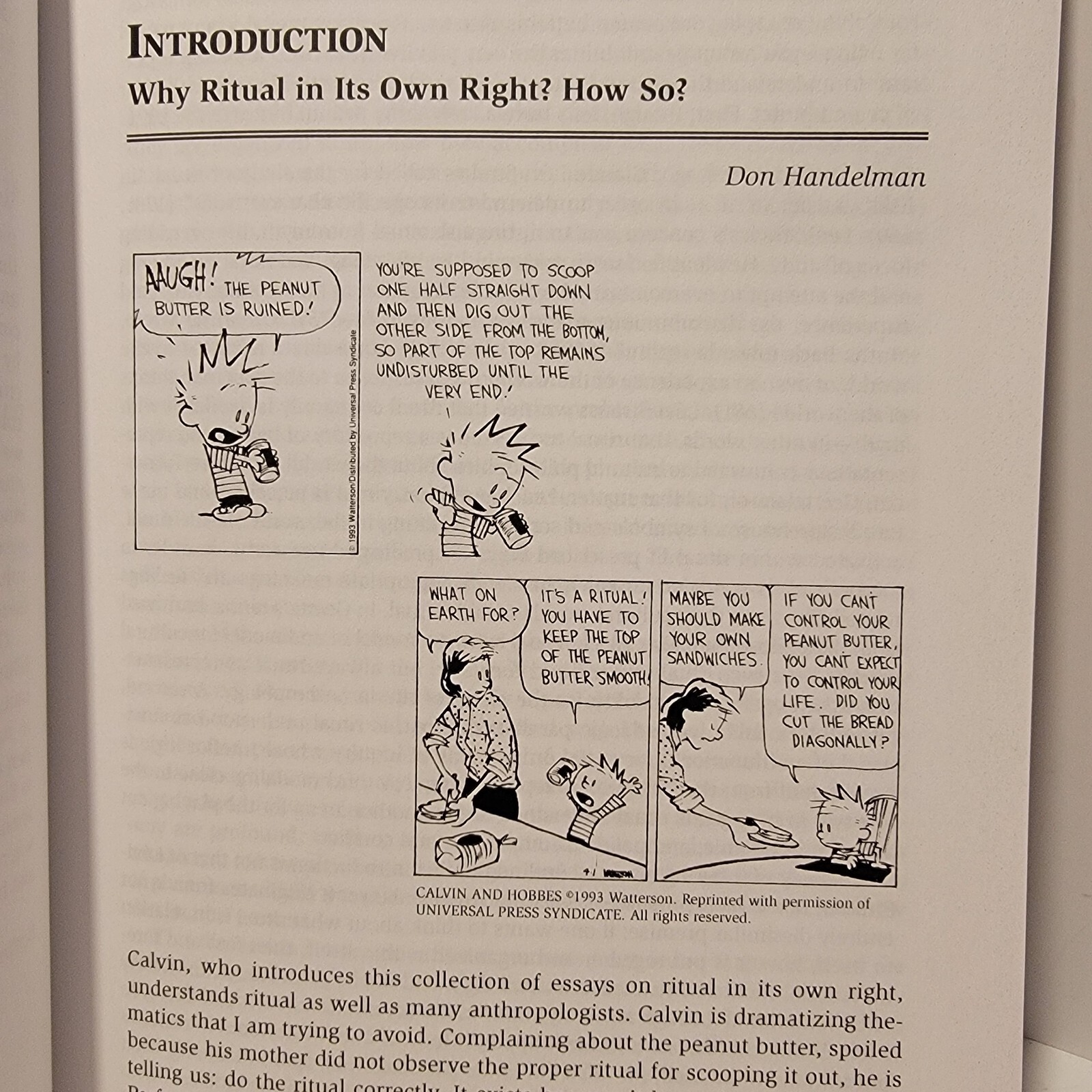 Ritual in Its Own Right: Handelman/Lundquist PB/LN/2005 (see photos)