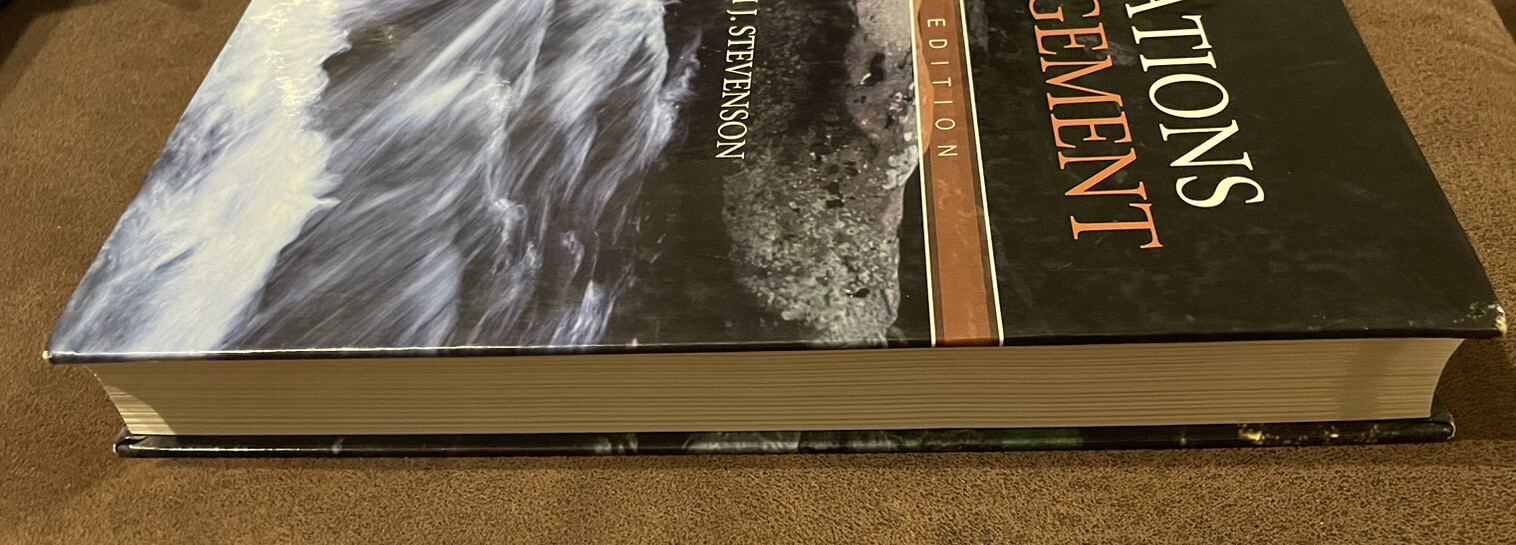 Operations Management by William J. Stevenson (2008, Hardcover)