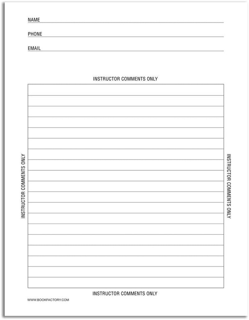 Student Lab Notebook Laboratory Notebooks – 50 Pages (8.5” X 11”) – Scientific