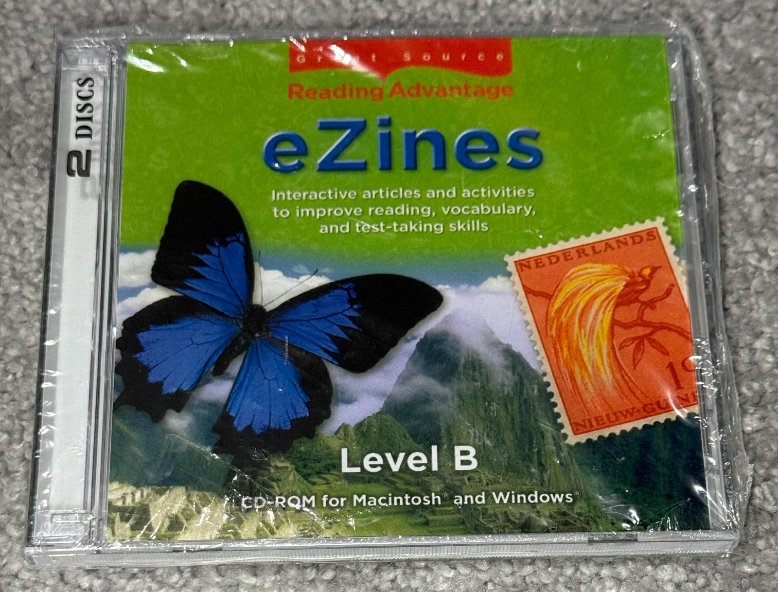Great Source Reading Advantage eZines Level A 2 Discs CD-ROM