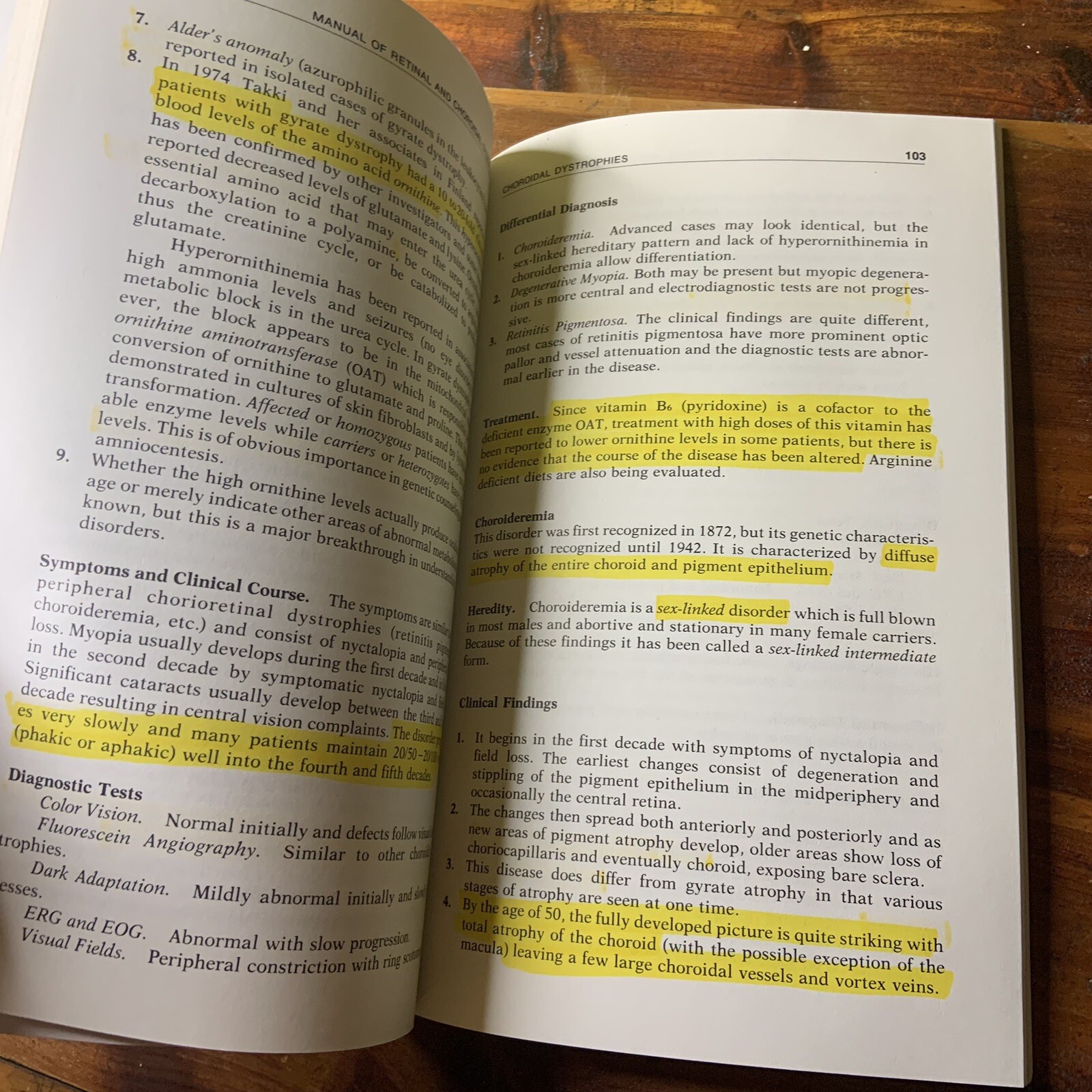 Manual of Retinal and Choroidal Dystrophies Michael Bloom Charles Garcia 1982