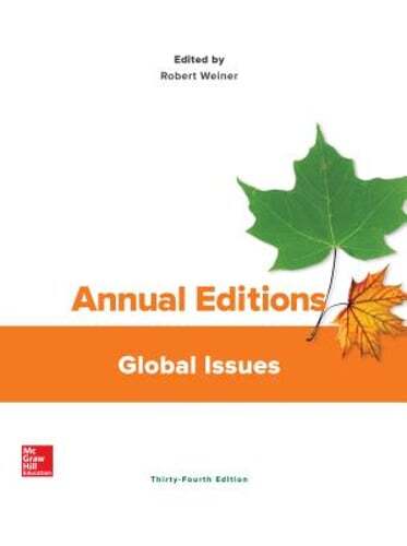 Annual Editions: Global Issues by Robert Weiner: Used