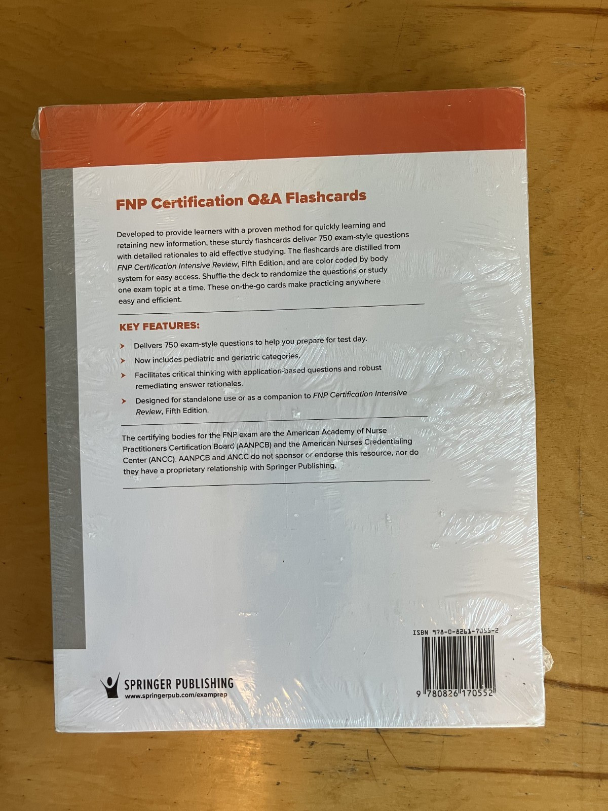NEW FNP Certification Q&A Flashcards Replacement Pages Fifth Edition Springer
