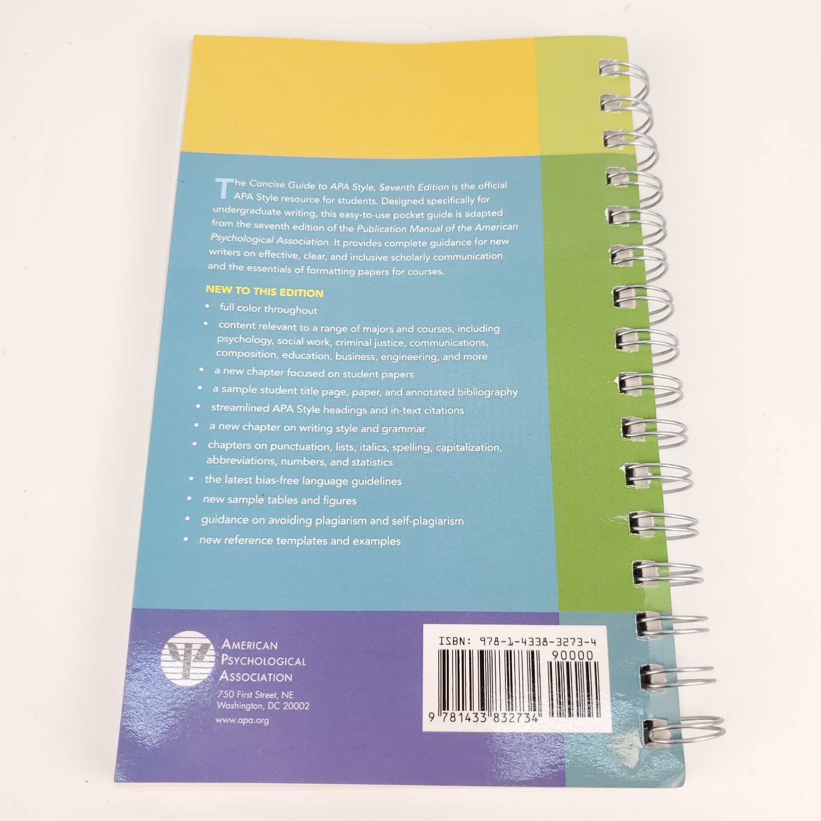 Concise Guide to APA Style : 7th Edition by American Psychological Association