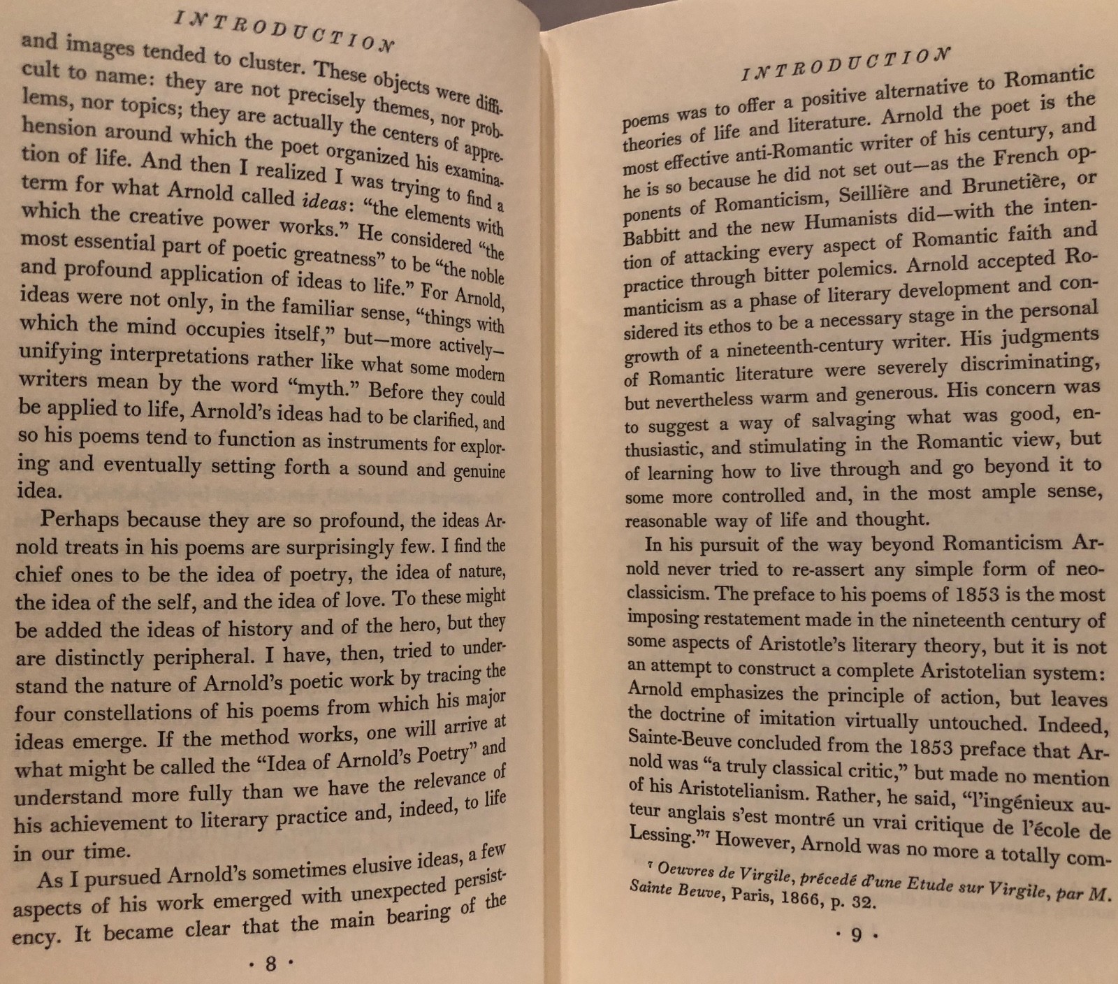 Matthew Arnold The Poet as Humanist by George Robert Stange (RARE, 1ST, SIGNED)