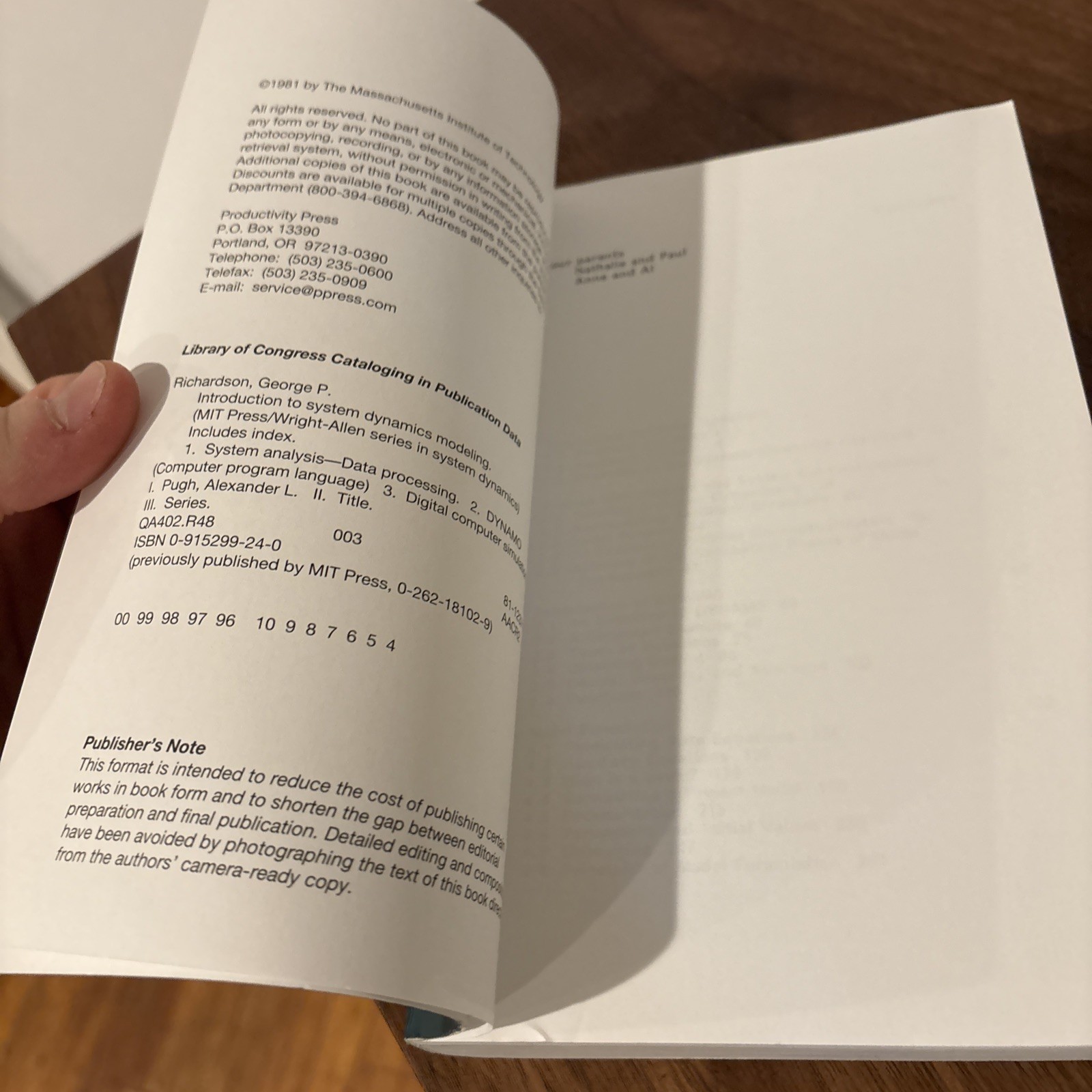 Introduction to System Dynamics Modeling George Richardson B28
