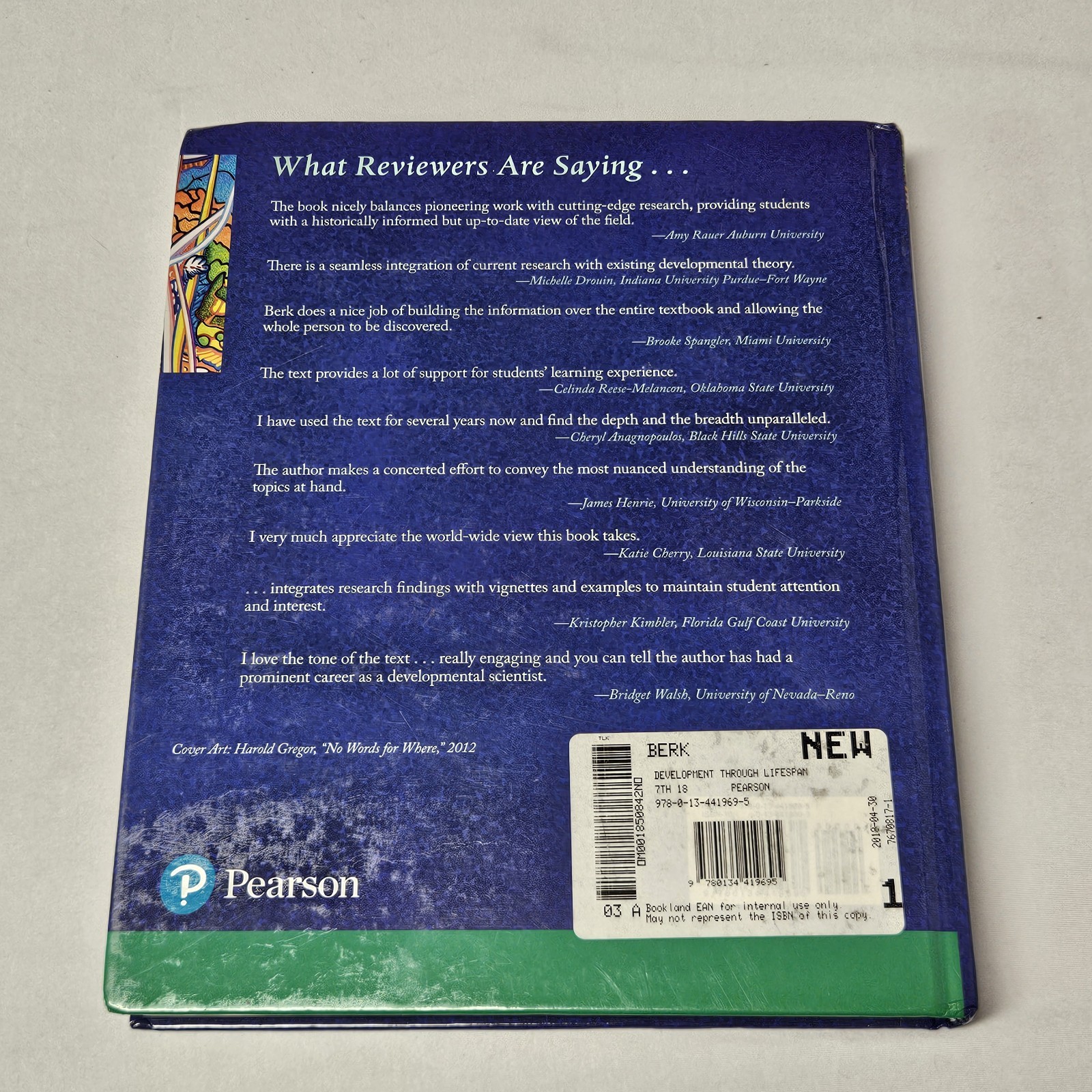 Development Through the Lifespan by Laura Berk Seventh Edition (Hardcover)