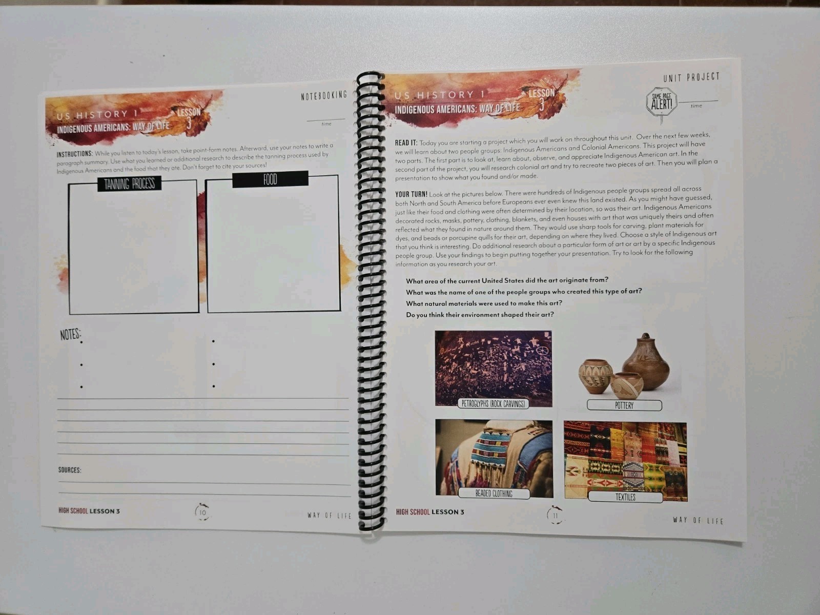 Gather Round Homeschool – US History 1 – A New World – High School Workbook