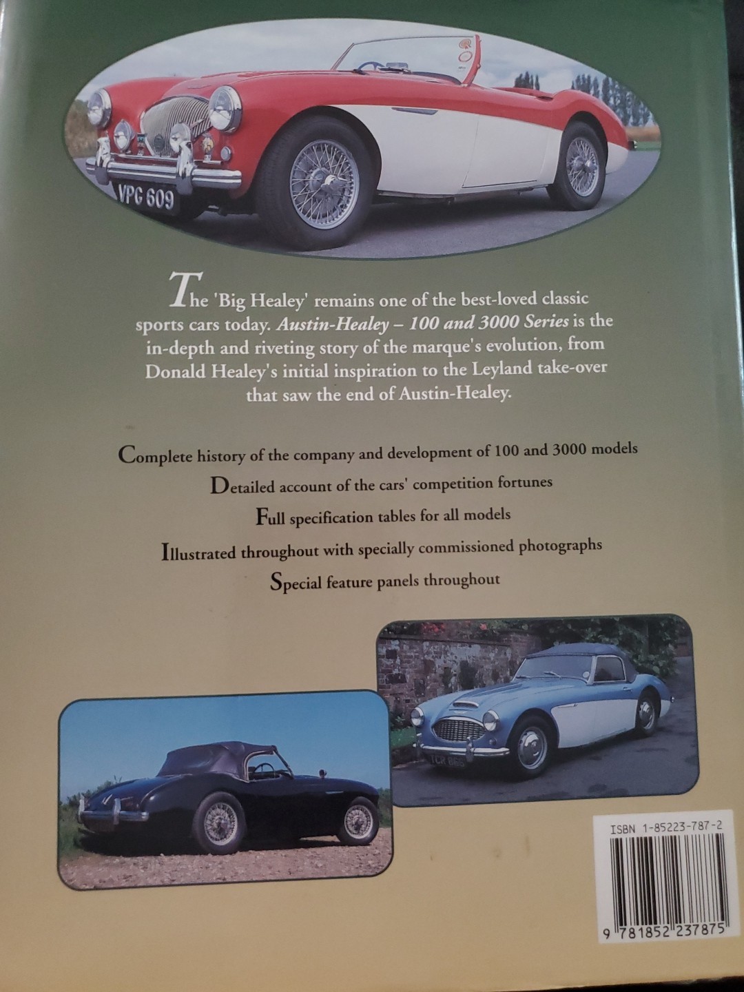 Austin-Healey 100 & 3000 Series Book Graham Robson A Crowood Motor Classic HC/DJ