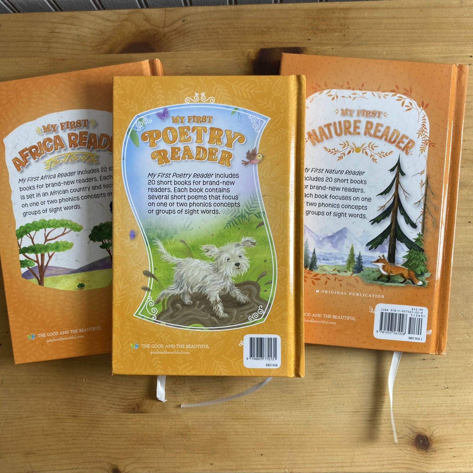 Good And Beautiful Kindergarten Book Set, My First Poetry, Nature, Africa.