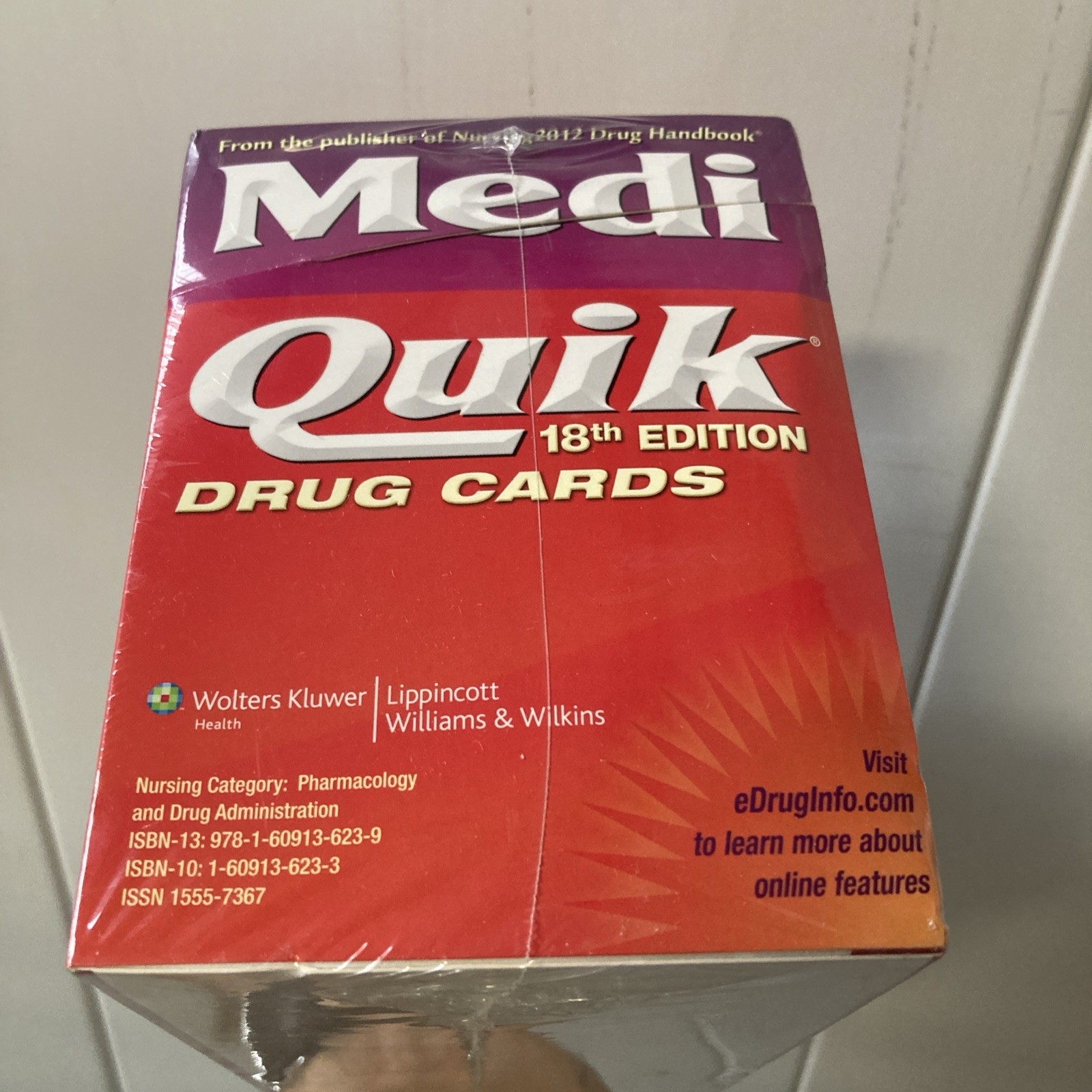 MediQuik Drug Cards (Flash Cards 18th Edition) Nursing / Medicine
