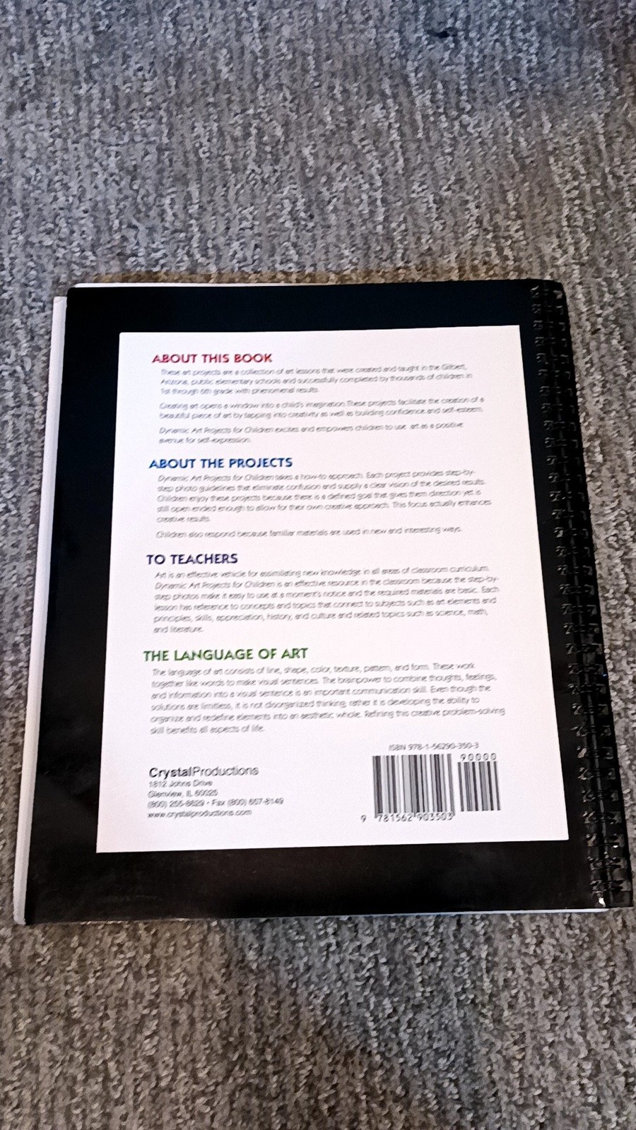Dynamic Art Projects for Children by Denise M. Logan (2007) [VG]